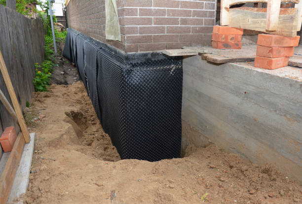 SJ Waterproofing Pros technician performing targeted Foundation Crack Repair assessment in Parlin, NJ
